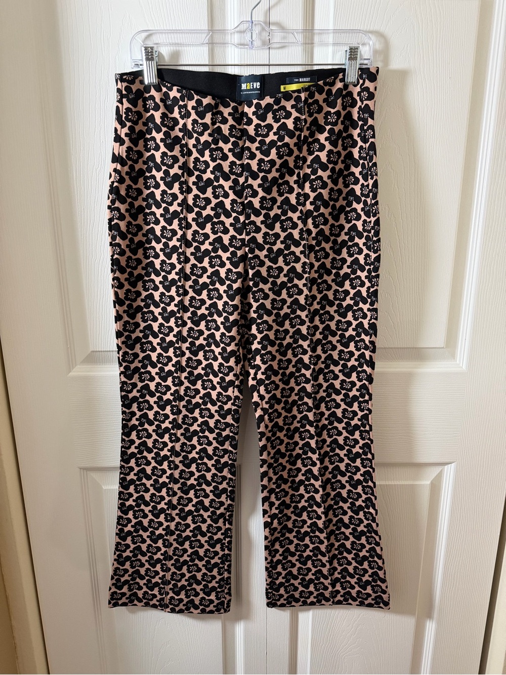 Anthropologie Maeve The Margot Kick-Flare Cropped Trousers Medium - Picture 2 of 7